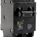 Square D HOMT2020250CP 20A Magnetic Circuit Breaker Black-0