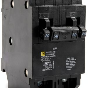 Square D HOMT2020250CP 20A Magnetic Circuit Breaker Black-0