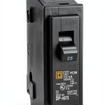 Square D Plug in Circuit Breaker, HOM, Number of Poles 1, 25 Amps, 120VAC, Standard-0