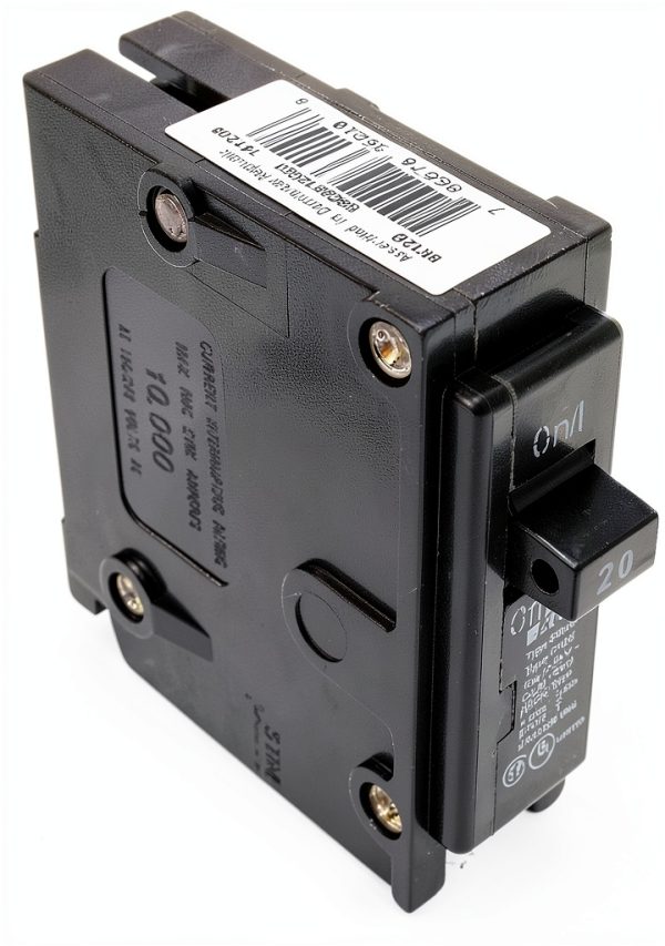 Eaton Cutler-Hammer BR120 20A Circuit Breaker 10-Pack Black-1