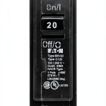 Eaton Cutler-Hammer BR120 20A Circuit Breaker 10-Pack Black-0