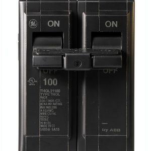 ABB Q-Line THQL21100 100A Double Pole Circuit Breaker for 120/240VAC-0